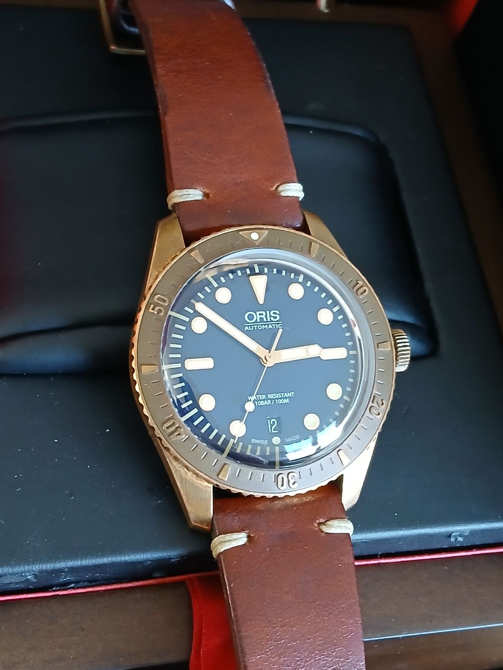 Oris Orologi: Montre Oris Carl Brashear Bronze Limited Edition – Usato da Collombey venduto da JF.watch