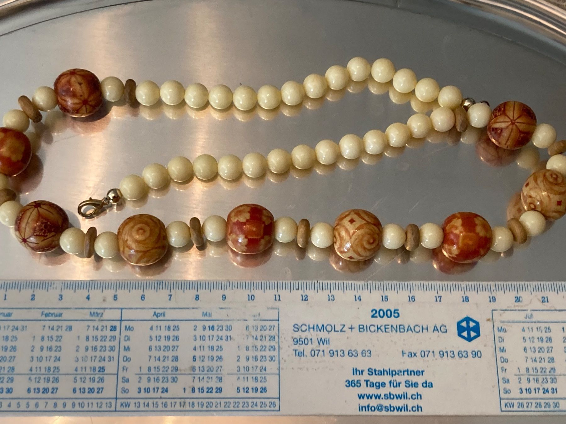 Catenine: Collier vintage en bois – Usato da Marly venduto da Antigona71 2