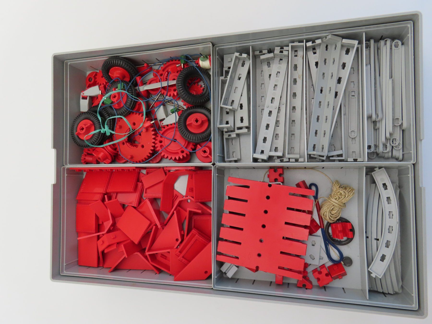 Fischer Kit di costruzioni: 2x Fischertechnik Box 1000 mit Anleitungen – Usato da Reinach BL venduto da WBZ-Flohmarkt 5