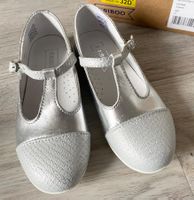 NEU - Gr 27 FRIBOO Ballerina silber Leder