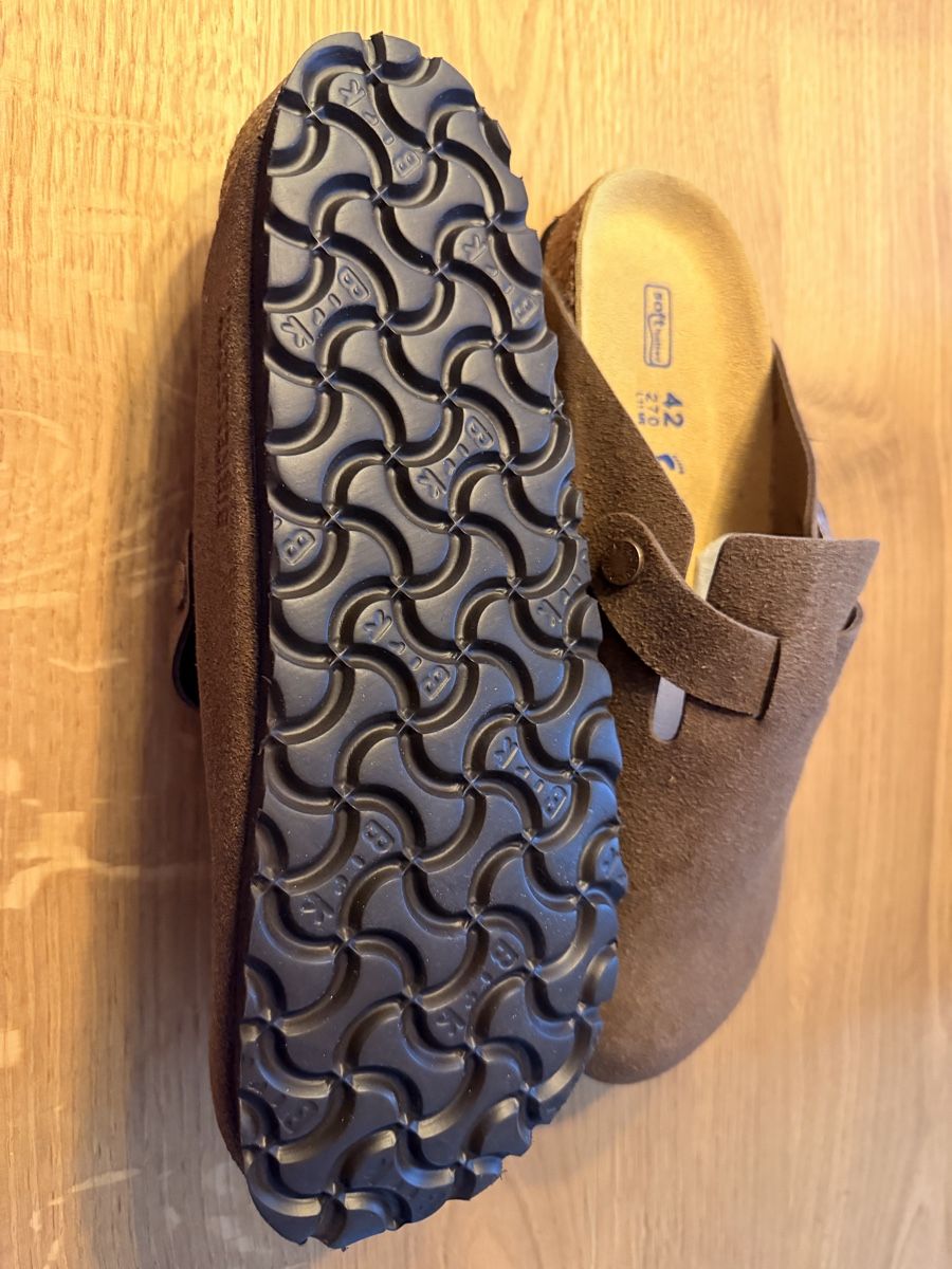 Birkenstock Boston Braun Wildleder Gr 42 Neu Mit Etikett Neu Und 