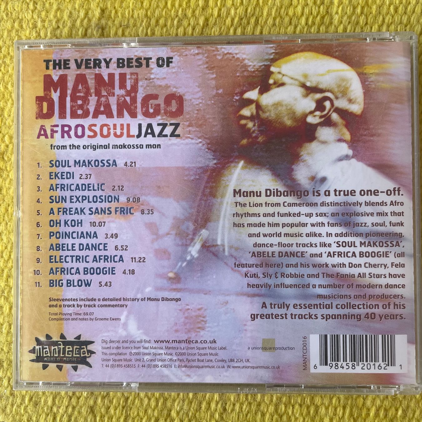 CD: MANU DIBANGO-BEST OF – Usato da Rorschacherberg venduto da CD-Roli 1