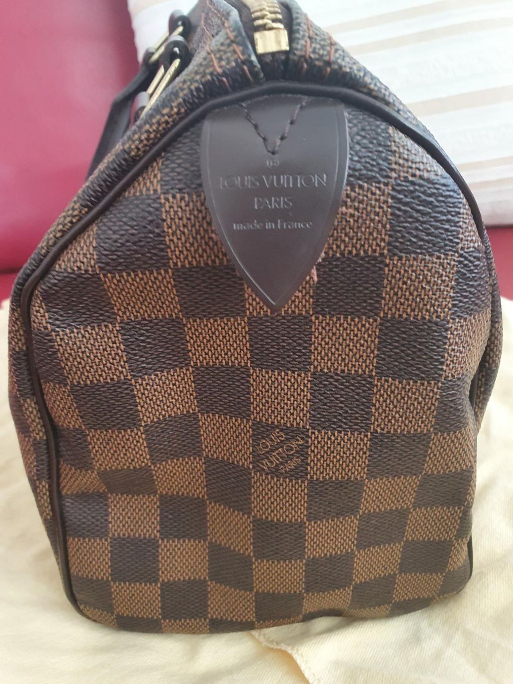 Louis Vuitton Borse: Luis Vuitton (Original) Speedy 25 Damier Ebene Canvas – Usato da Zürich venduto da Luxury79 2