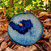 Agata a Fetta Blu ? Cristallo Naturale Magico