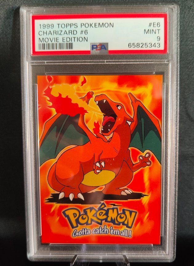 Pokémon Sammelbilder & Trading cards: Pokemon Charizard #E6 Pokemon 1999 Movie Evolution PSA9 (3) – Gebraucht aus Männedorf von Molum