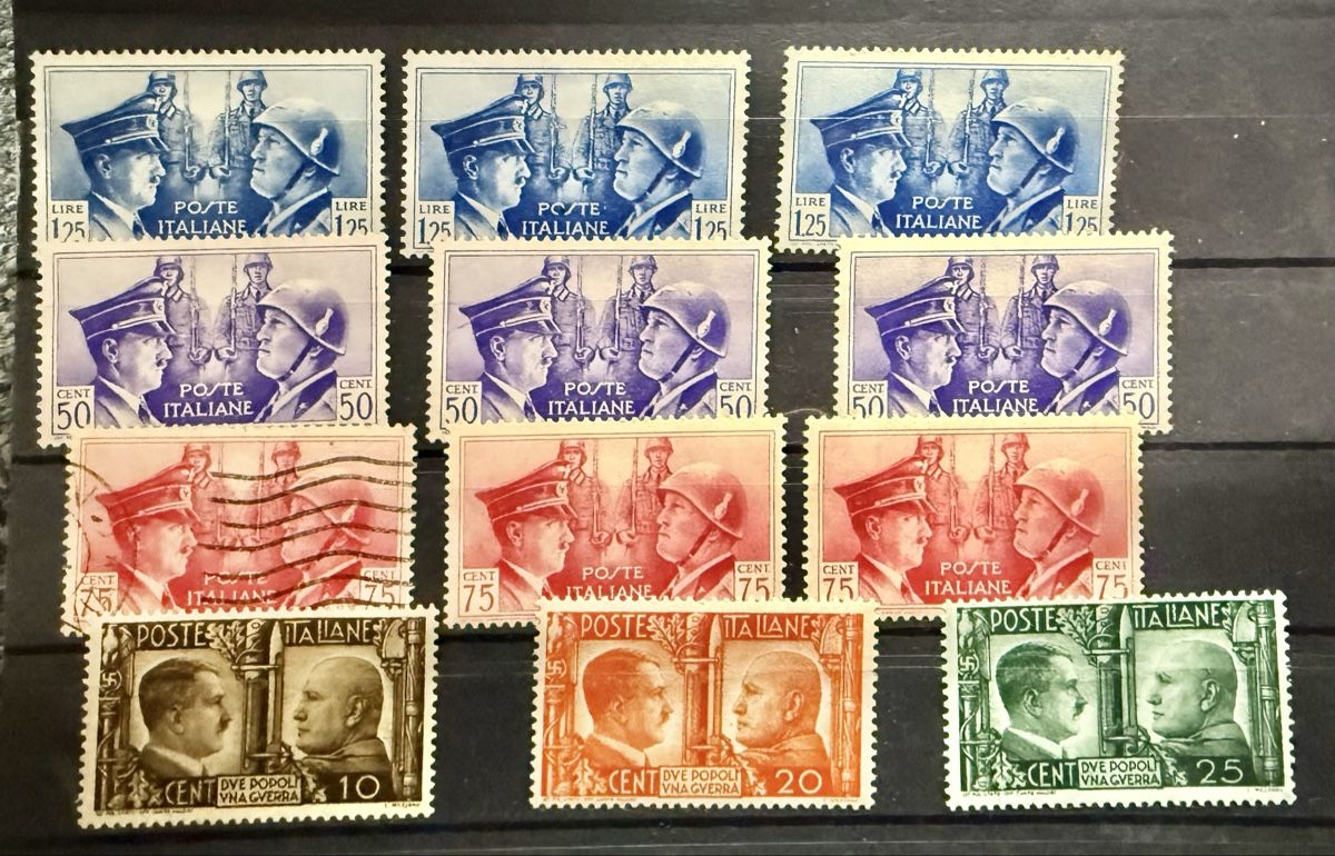 Tutti i francobolli: Italienische Briefmarken-Sammlung 1941  – Usato da Zürich venduto da daki81