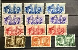 Italienische Briefmarken-Sammlung 1941 