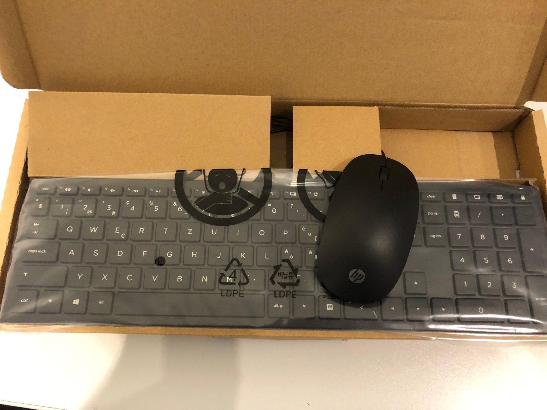 Hewlett Packard Tastiere: HP Tastatur/Maus Set USB – Nuovo e nell'imballaggio originale da Jona venduto da mars100 1