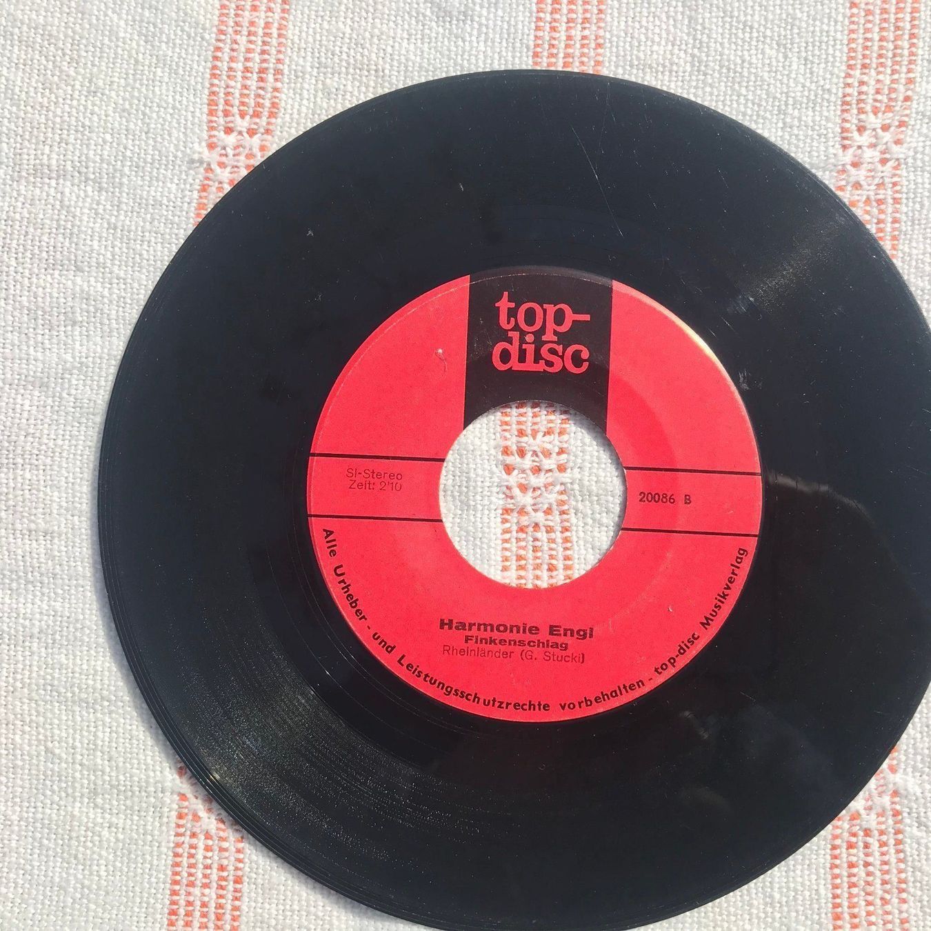 Dischi in vinile: Harmonie Engi, Topdisc Single – Usato da Zollikerberg venduto da Dogon 1