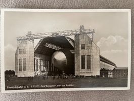 Fotokarte  Zeppelin LZ 127 Hangar Friedrichshafen 1931
