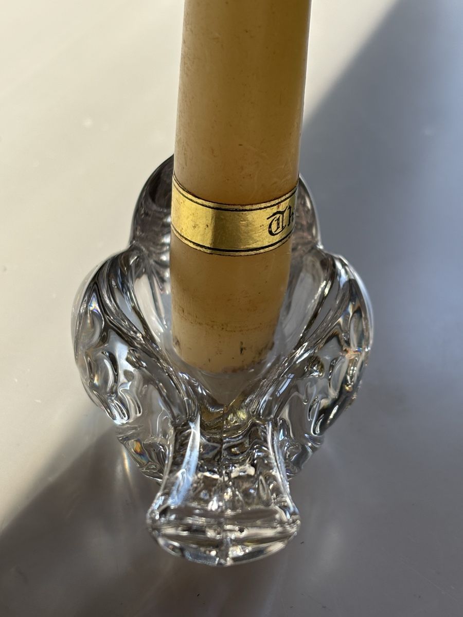 Rosenthal Kerzenständer: Glasspatz Kerzenhalter, Rosenthal – Gebraucht aus Bern von Himmelsherold 3