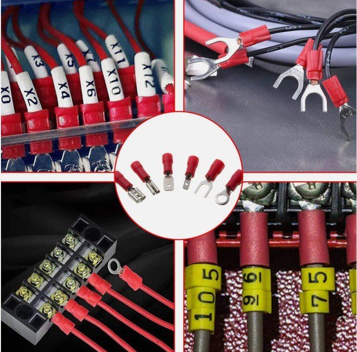 Convertitori: Steckverbinder 280 tlg Kabelschuhe Sortiment Flachstecker – Nuovo (secondo la descrizione) da Kirchdorf AG venduto da Aarereussshop 4