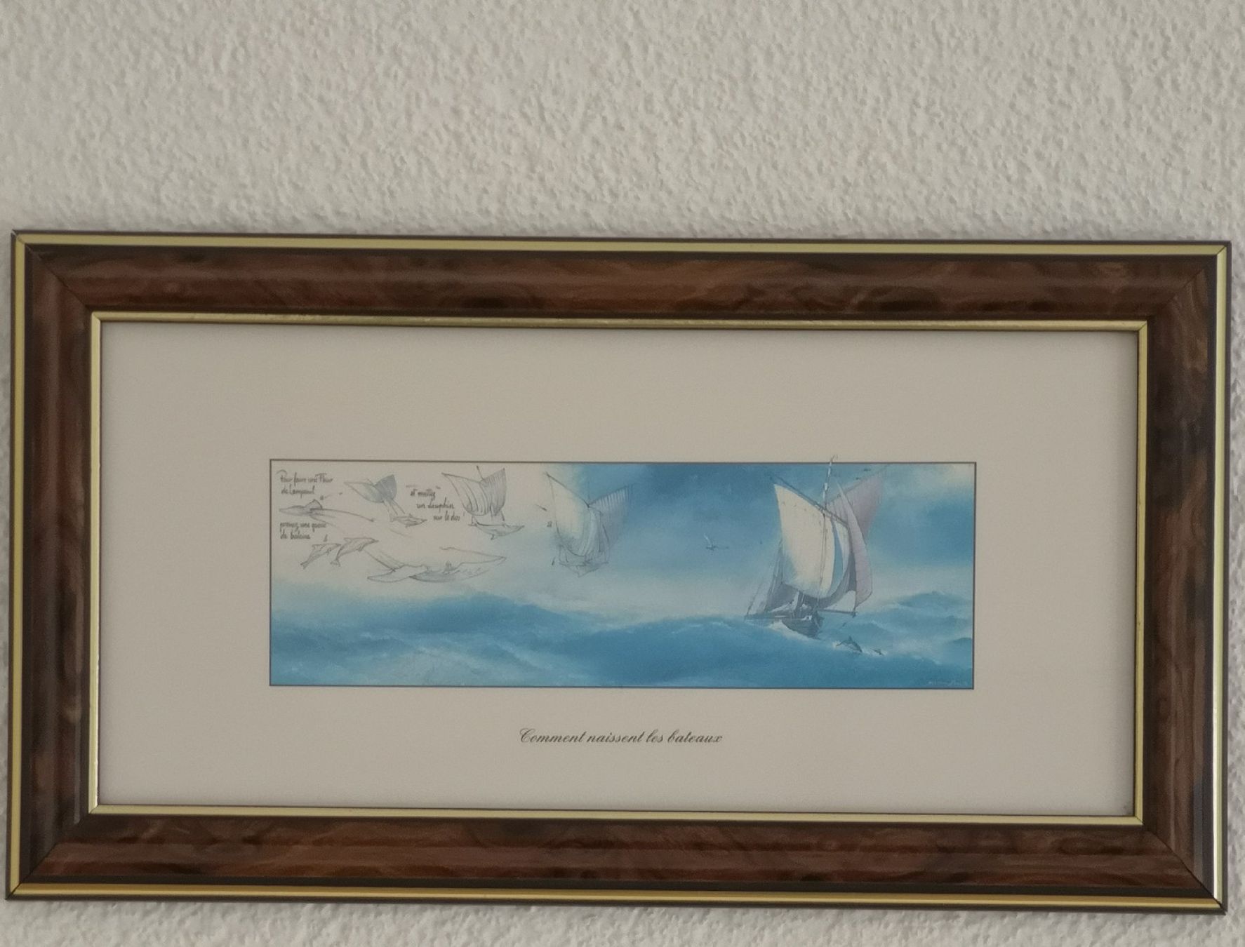 Foto & Immagini: 2 Drucke "Comment naissent les bateaux" – Usato da Zürich venduto da Tanteemma369 1