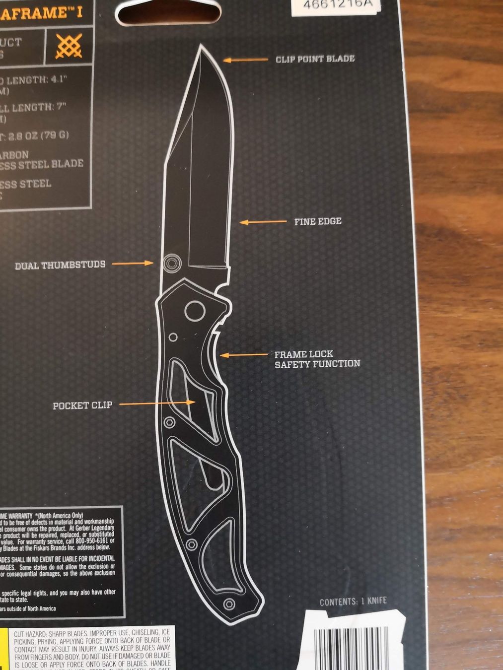 Gerber Coltelli tascabile: Gerber Paraframe I Klappmesser Neu & OVP – Nuovo e nell'imballaggio originale da Kerns venduto da Maertu1 5