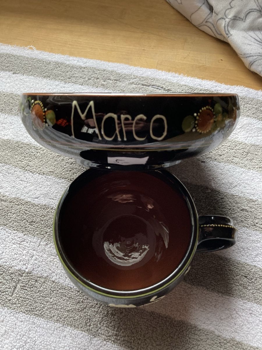 Set di piatti: Ton Schale und Tasse Marco – Usato da Aarwangen venduto da to-hirschi 2