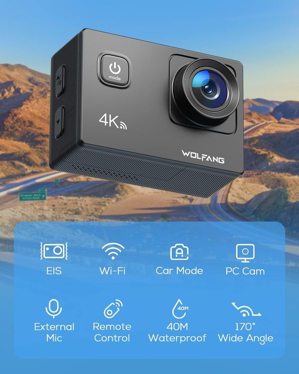 Action Cam Kamera 4K 20Mp Unterwasserkamera Dash Cam Kaufen auf Ricardo