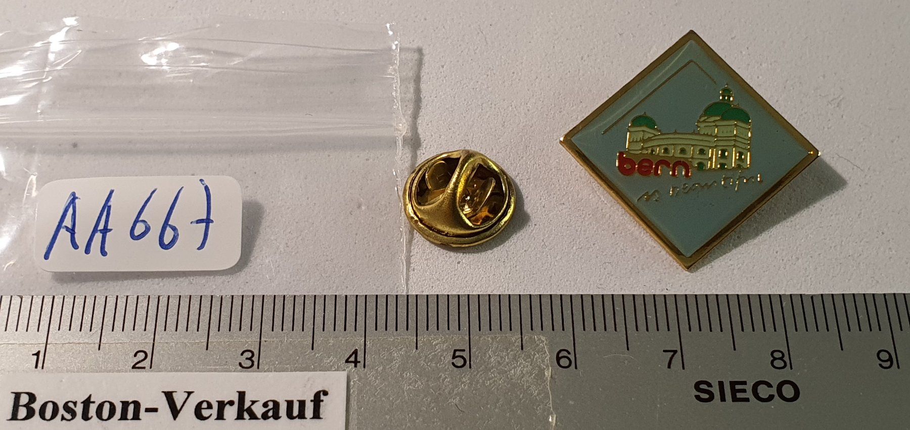Placchette & Badge: AA667 - Pin Bern Bundeshaus – Usato da Reinach BL venduto da Boston-Verkauf 1