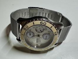 Festina Multifunktion Uhr Edelstahlarmband gebrauchter Zusta