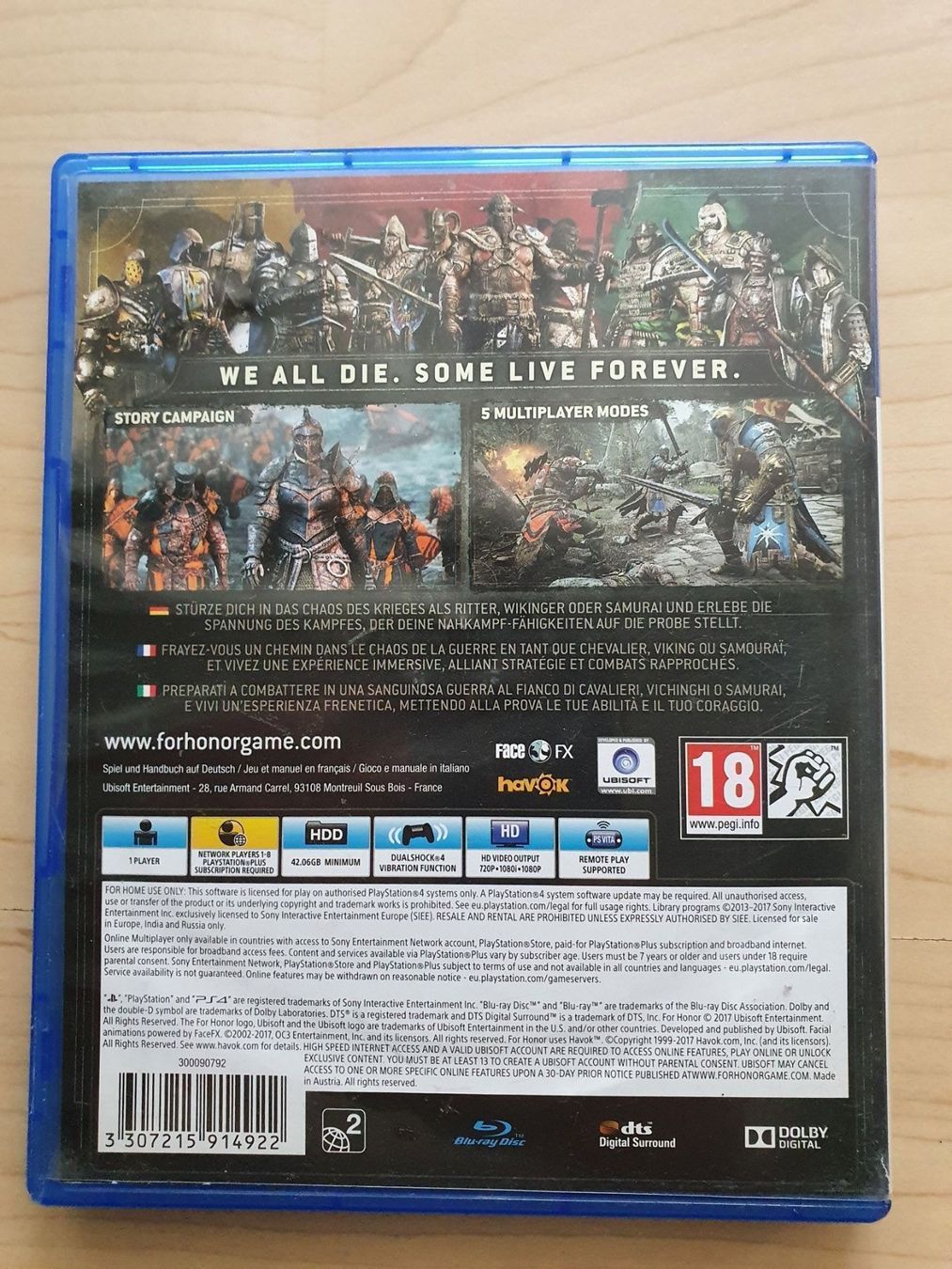 Giochi: For Honor PS4 Spiel – Nuovo (secondo la descrizione) da Ostermundigen venduto da ala_pt5h 1