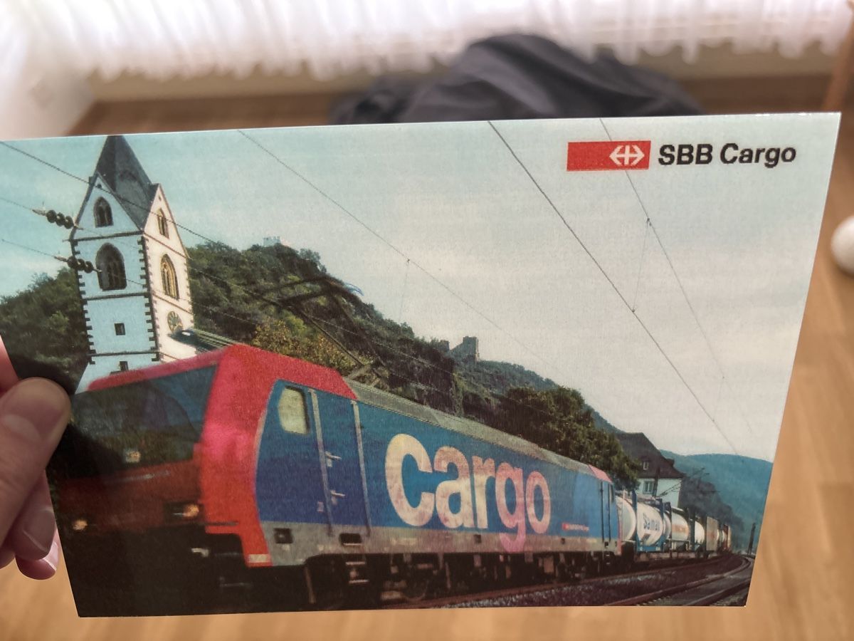 SBB/CFF/FFS Documenti: SBB CARGO LOK BILD MIT EFFEKT – Usato da Uetendorf venduto da hoisle 1