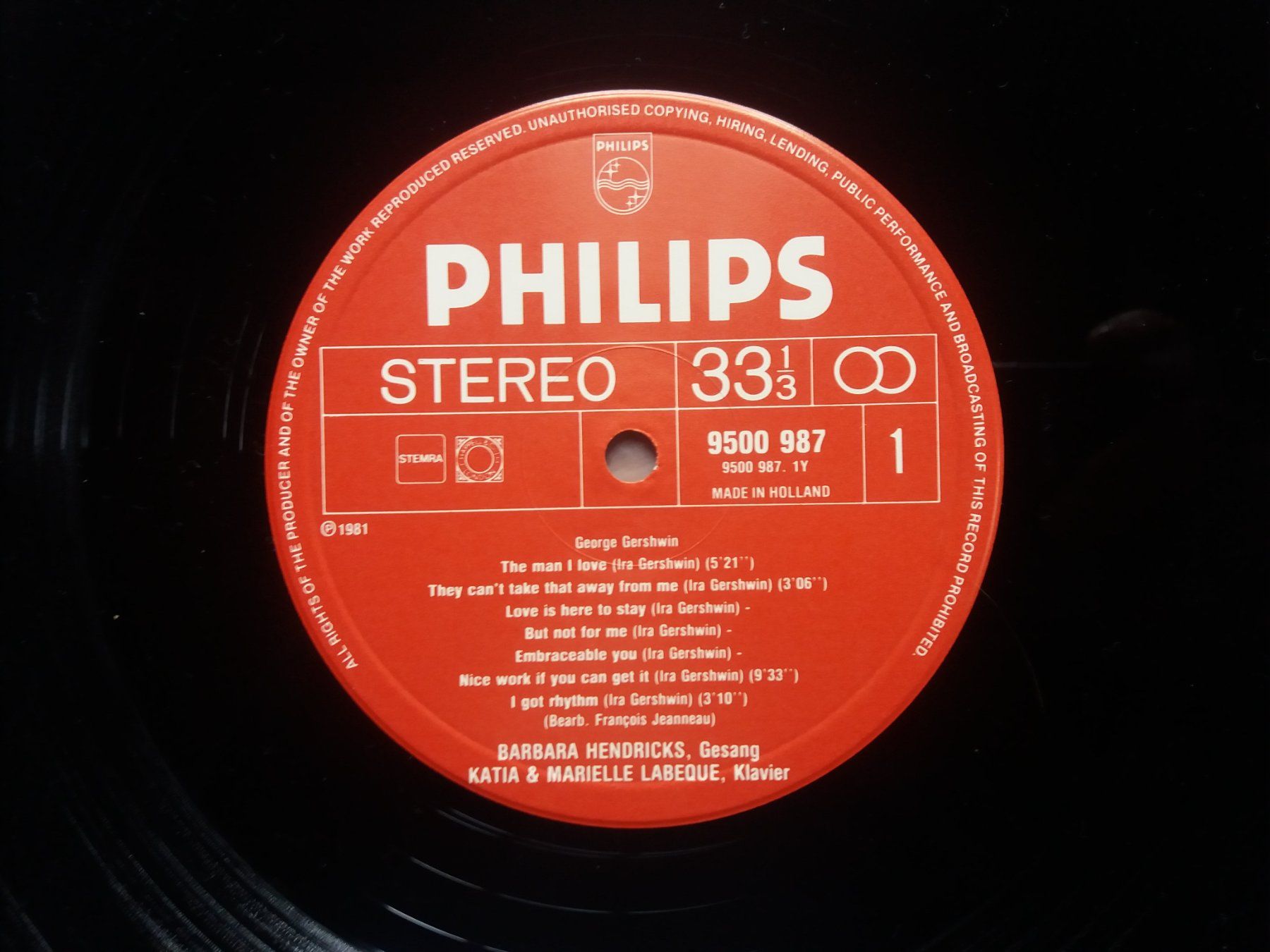 Dischi in vinile: LP Barbara Hendricks, Katia & Marielle Labèque Sing Gershwin – Usato da Meyrin venduto da toutatis 3