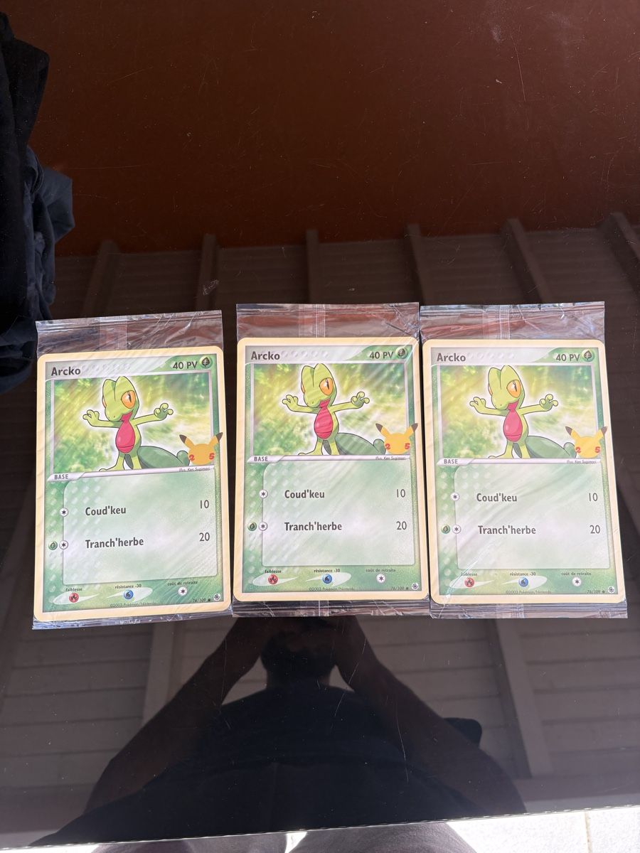 Pokémon Carte collezionabili: 3 starter jumbo 25 ans Pokémon  – Nuovo e nell'imballaggio originale da Cugy FR venduto da K78