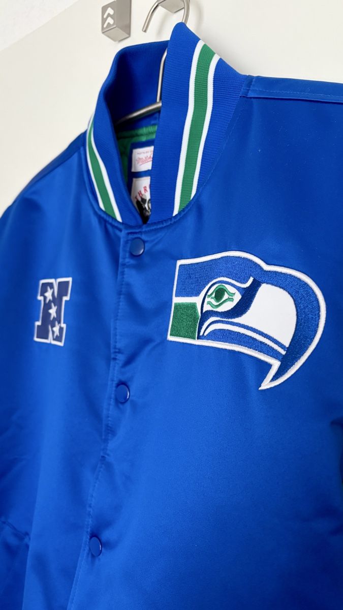 Mitchell & Ness Giacche: NFL Seattle Seahawks Throwback-Jacke – Nuovo (secondo la descrizione) da Ottikon venduto da cyr_l77l 1