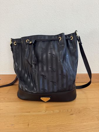 Beuteltasche classic schwarz/gold NIESEN
