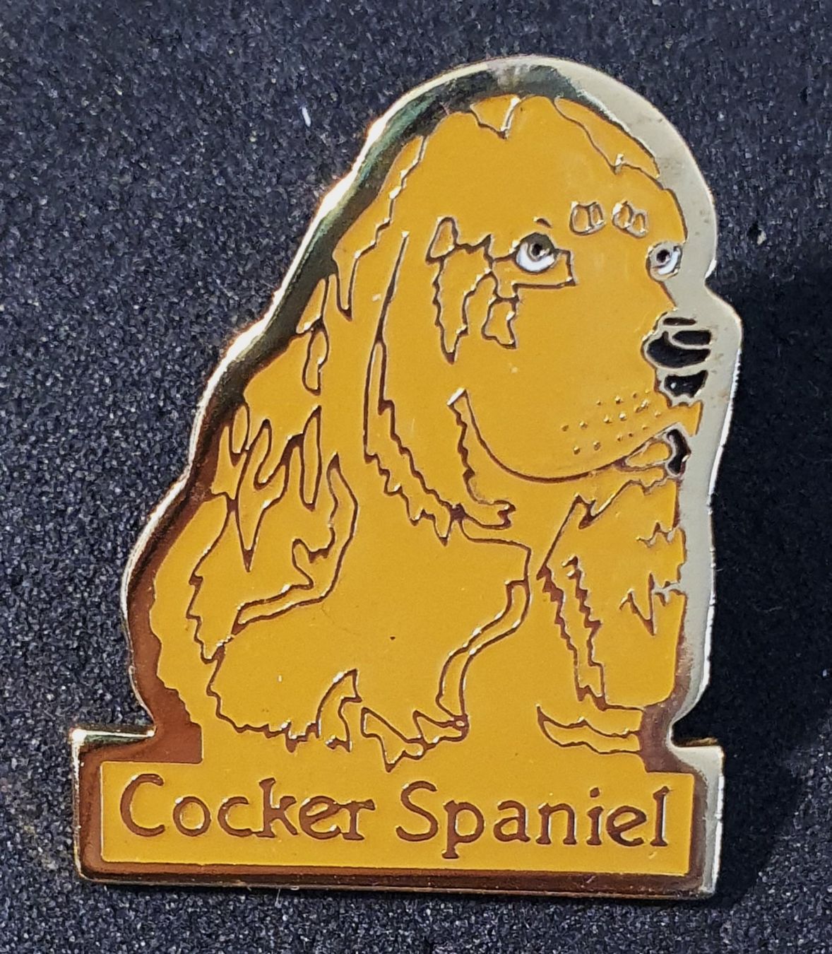 Placchette & Badge: CC407 - Pin Hund - Cocker Spaniel – Usato da Reinach BL venduto da Boston-Verkauf