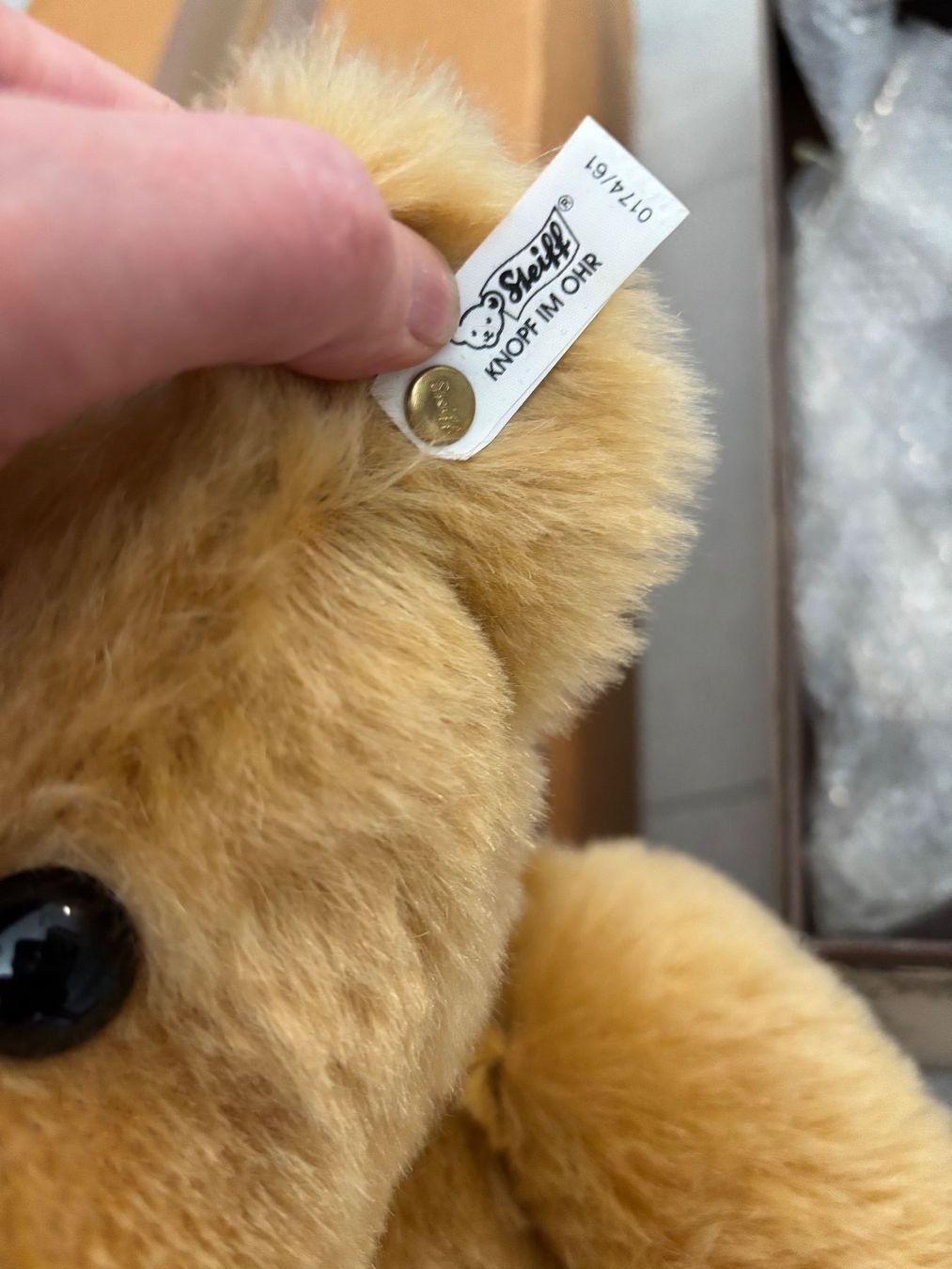 Steiff Giocattoli: Steiff Limitierte Auflage: 1907 Replik Teddybär - 60cm – Usato da Hildisrieden venduto da loz_q7dz 1