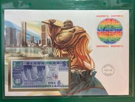 Banknotenbrief Singapur