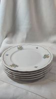 Lot de 5 belles assiettes à dessert VSK USC, parfait état