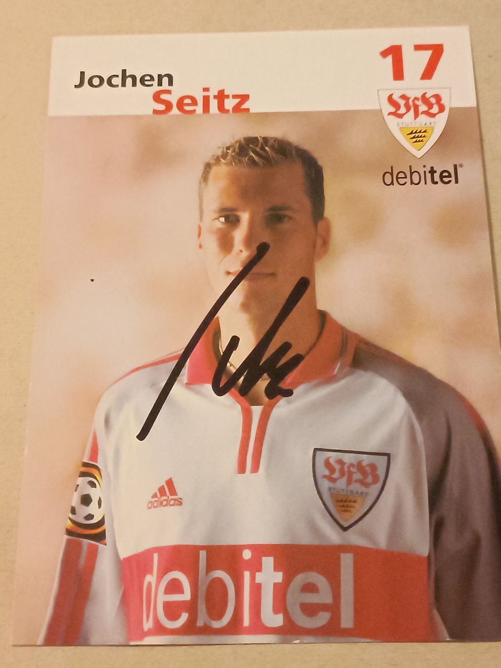 Autographes: Jochen Seitz - VfB Stuttgart - Handsigniert – D'occasion à Menziken par Artographs