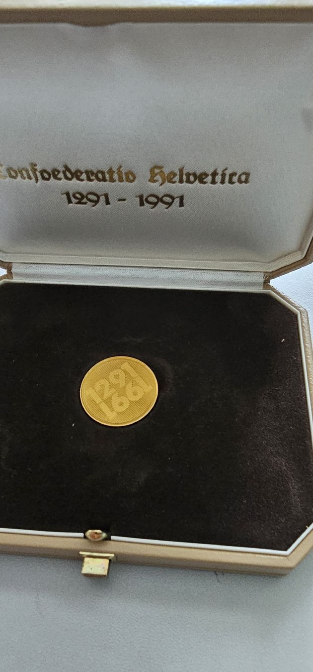 Tutti le monete: Goldmünze 250 Franken 1991 – Nuovo (secondo la descrizione) da Bilten venduto da Stefan6363 1