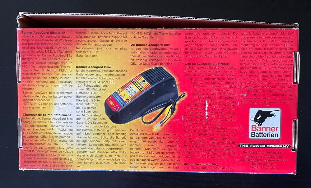 Batterieladegerät BANNER ACCUGard Bike Motorrad Ladegerät Kaufen auf
