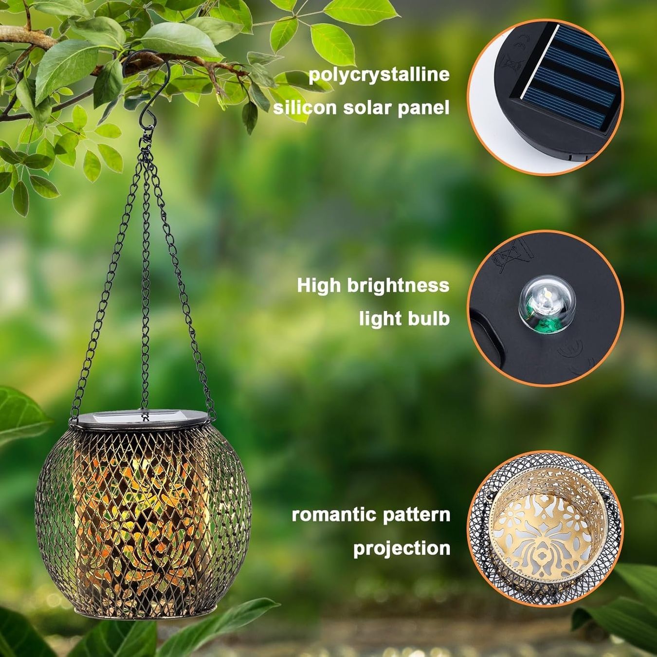 Lanterne: Solarlaternen Außen 2er Set IP65 – Nuovo e nell'imballaggio originale da Nuglar venduto da SmartLiving24 4