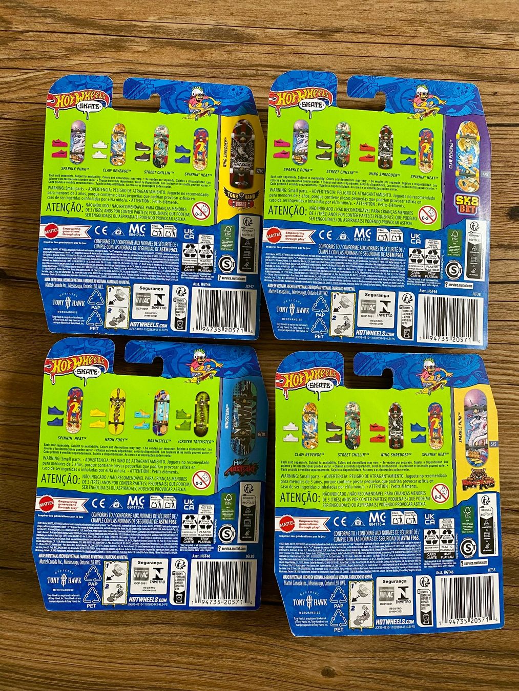 Hot Wheels Spielzeuge: Hot Wheels Skate 4x Tony Hawk Fingerboard – Neu und originalverpackt aus Oberembrach von theZaz 1