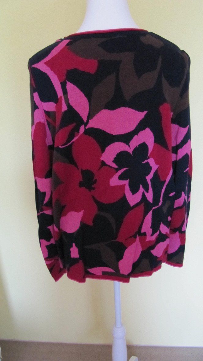 Bonita Maglioni & Felpe: Farbenprächtiger Pullover mit Blumenmuster von Bonita – Usato da Brunnen venduto da Kiwiland1 2