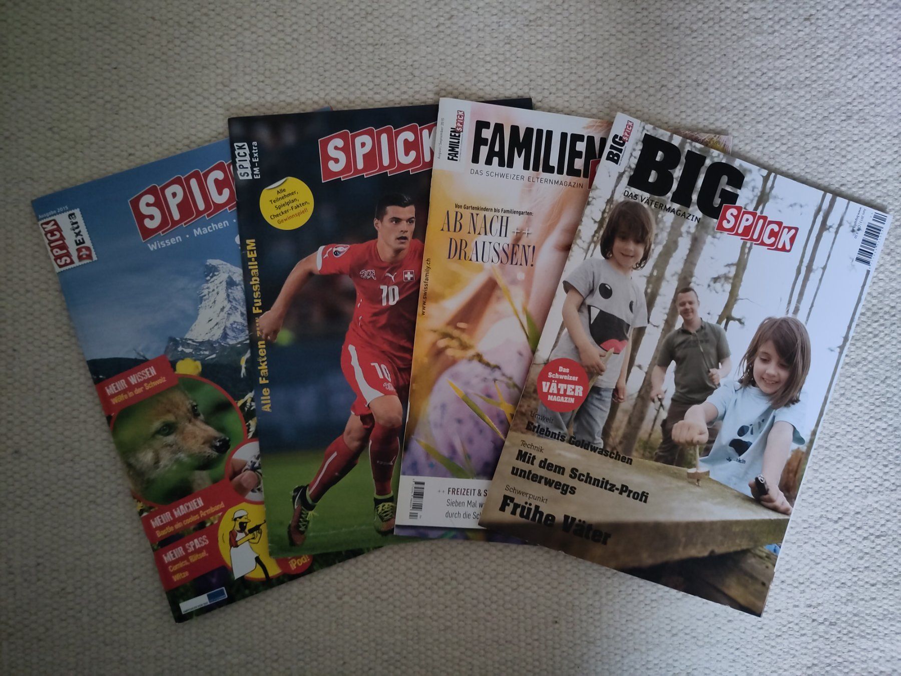 Riviste & Magazine: Spick, Extra-Hefte, 4 Magazine, 2013-2016 – Usato da Basel venduto da Bar08
