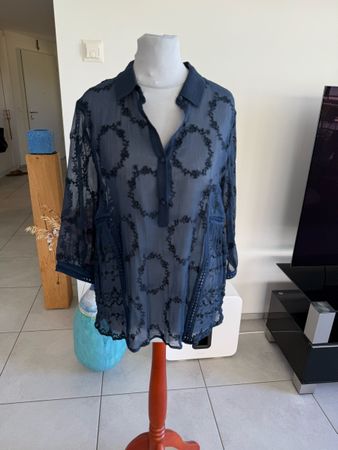 Paul & Joe Seidenbluse gr ca 38 neuw 