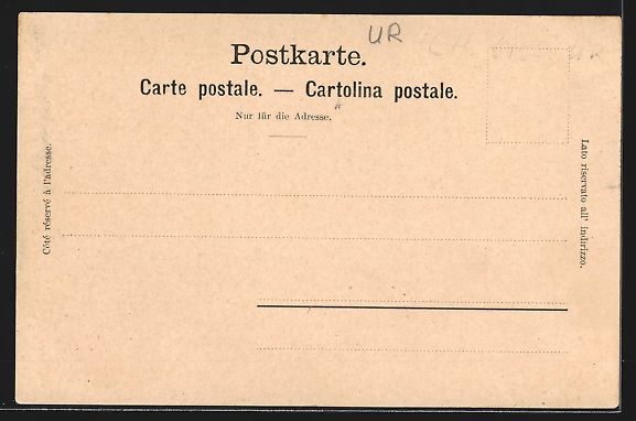 Cartoline postali: Altdorf, Das Wilhelm Tell-Denkmal, Ortsa – Usato da Berlin venduto da bartko-reher 1