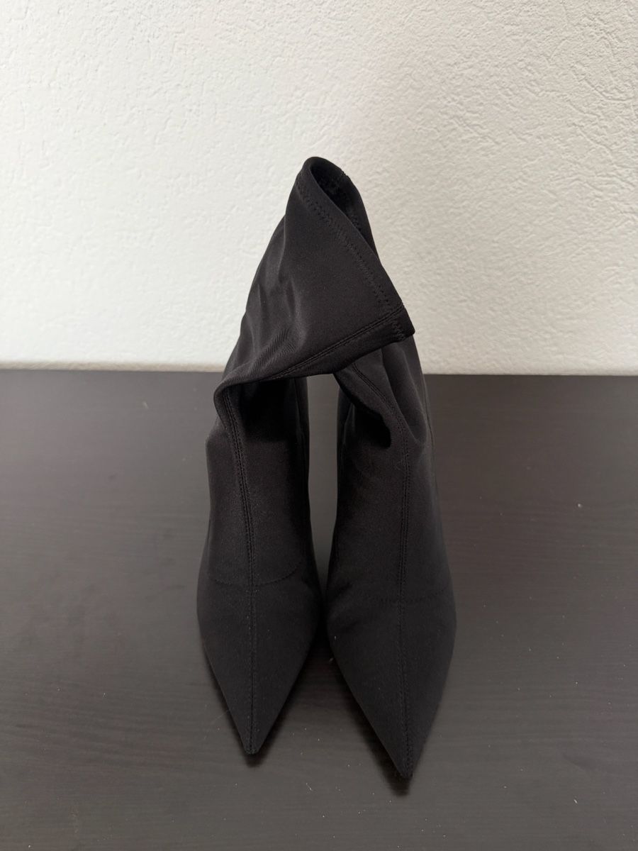 Calvin Klein Damenschuhe: Calvin Klein Black Stretch Heeled Ankle Boots – Neu (gemäss Beschreibung) aus Oberengstringen von Titina90