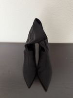 Calvin Klein Black Stretch Heeled Ankle Boots