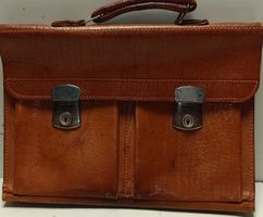 Vintage Leder Aktentasche/Laptoptasche aus den 80ern(em67)