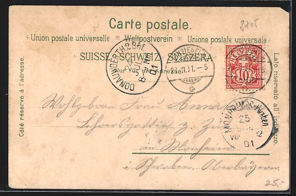Cartes postales: Litho Einsiedeln, Procession vom Kloster – D'occasion à Berlin par bartko-reher 1