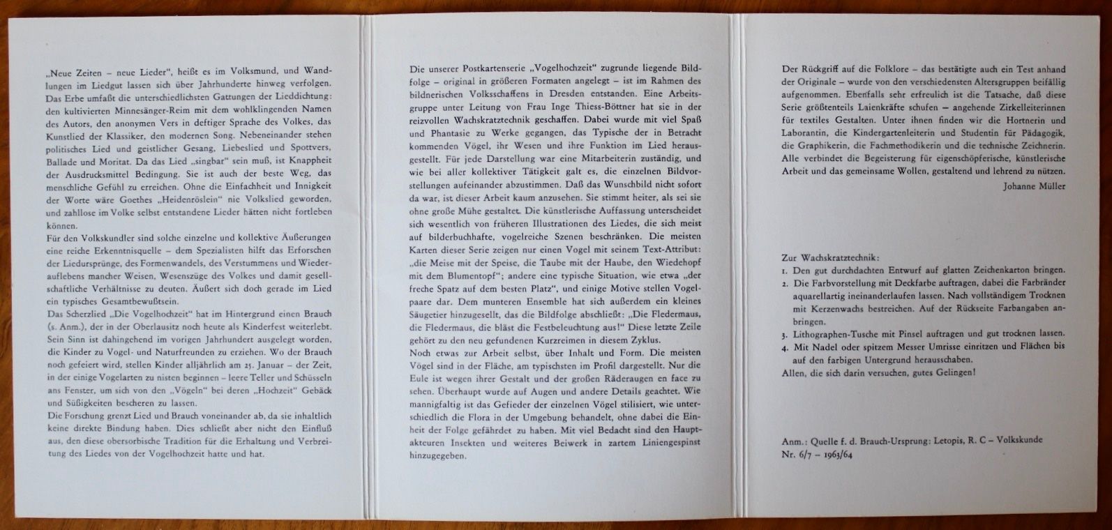 Cartoline postali: AK Vogelhochzeit – Usato da Uster venduto da Ken1ari 4