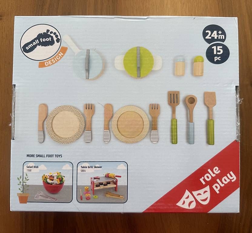Services de table: Kinder Geschirr und Topfset Holz – D'occasion à Kreuzlingen par pia_mm7h