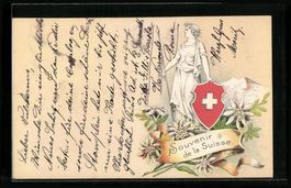 Präge-Lithographie Schweiz, Helvetia mi