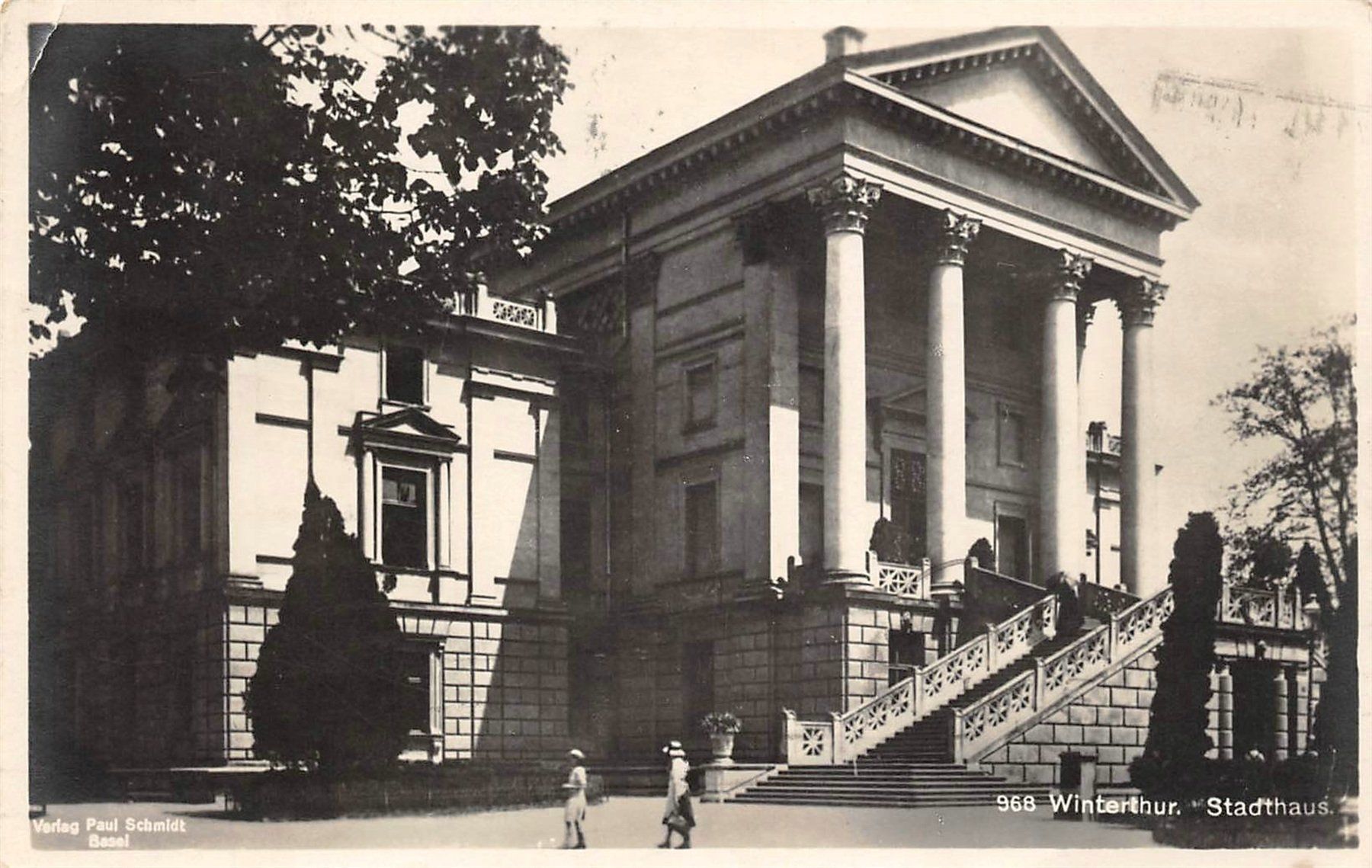 Cartoline postali: Winterthur, Stadthaus – Usato da Ottikon b.Kemptth. venduto da Neptun1974