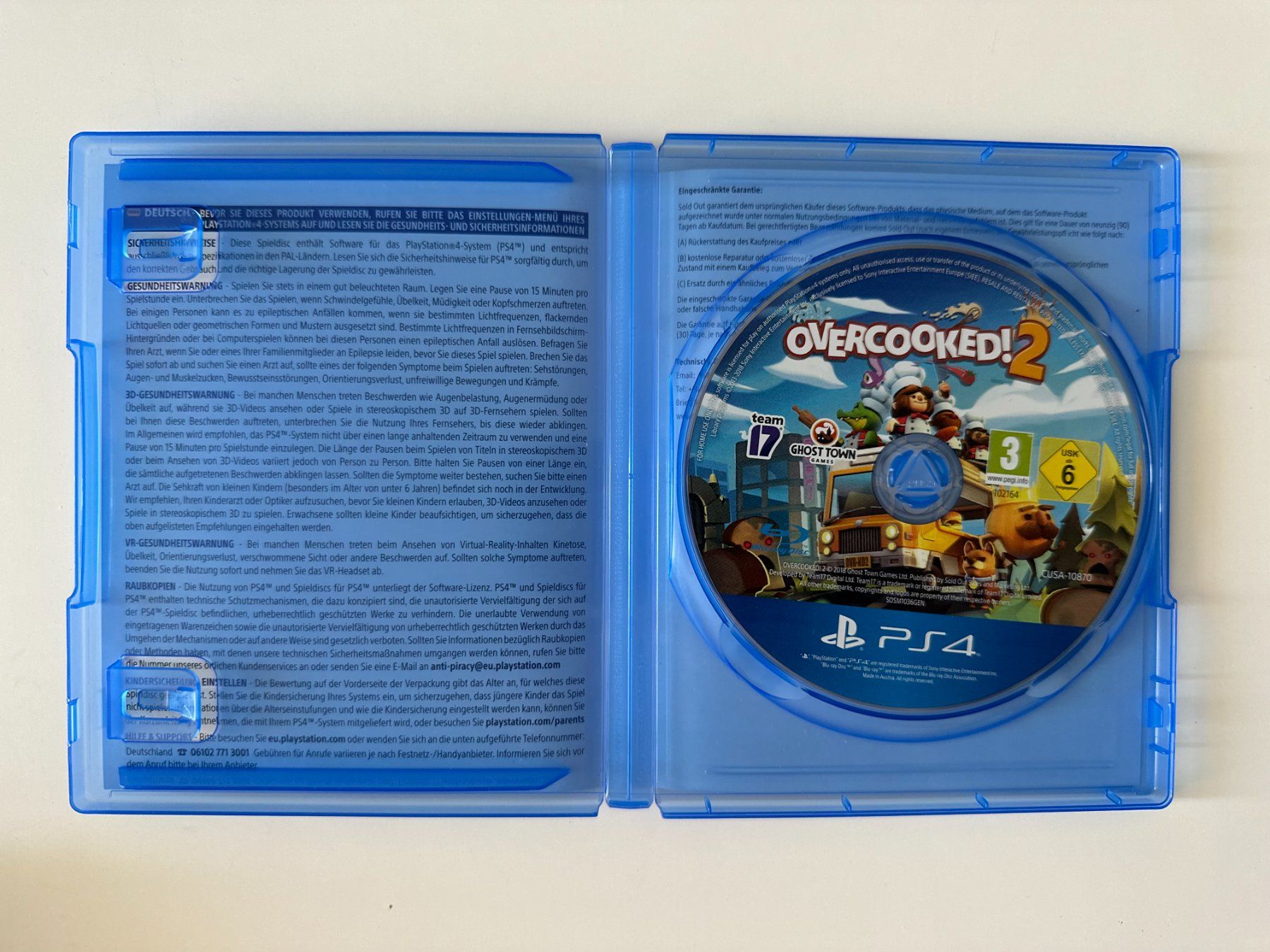 Sony Spiele: Overcooked 2, Sony Playstation 4, PS4, PS5 – Gebraucht aus Couvet von nay_prh5 1